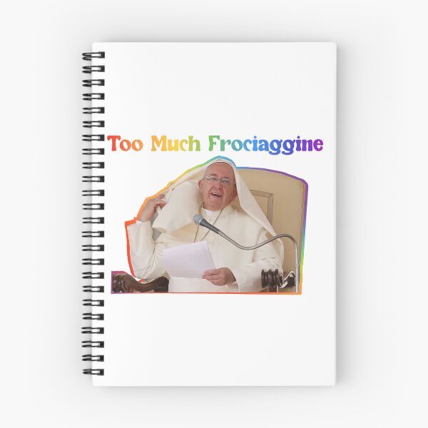 Item preview, Homophobic pope,too much frociaggine Pride rainbow designed and sold by Tinybluebird.