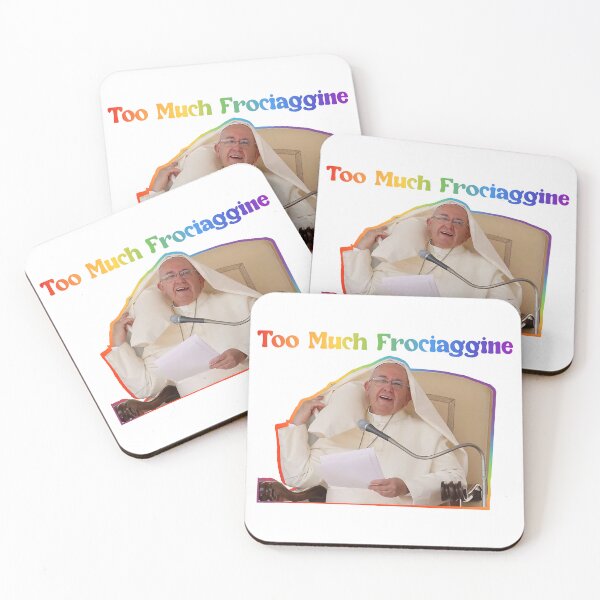 Item preview, Homophobic pope,too much frociaggine Pride rainbow designed and sold by Tinybluebird.