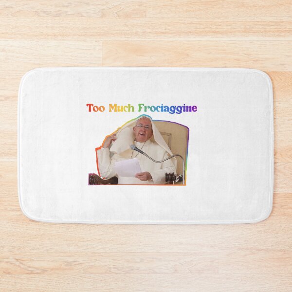 Item preview, Homophobic pope,too much frociaggine Pride rainbow designed and sold by Tinybluebird.