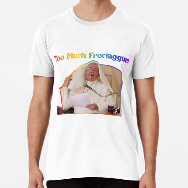 Item preview, Homophobic pope,too much frociaggine Pride rainbow designed and sold by Tinybluebird.