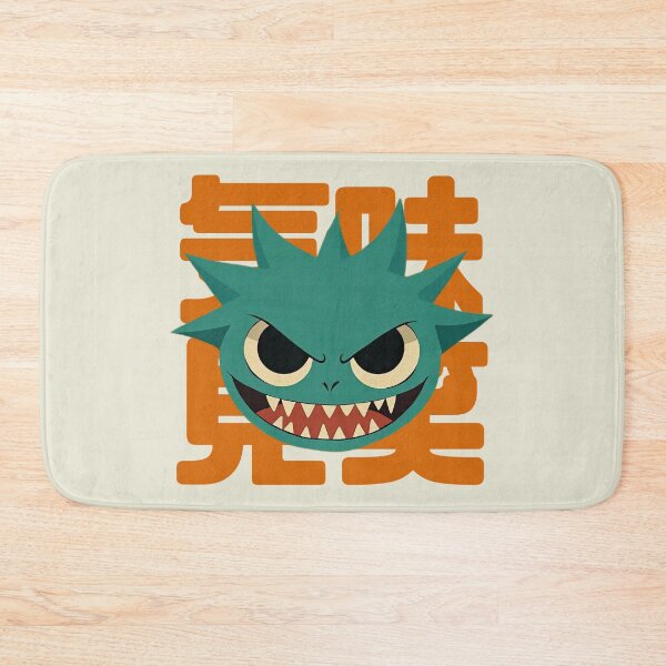 Item preview, Spiky Monster Face with Japanese Text | Bold Cartoon Design designed and sold by IAPICTURE.