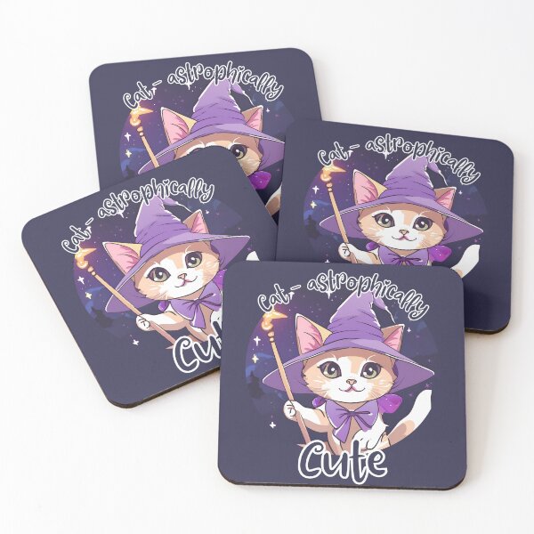 Item preview, Magical Anime Kitten with Hat and Wand designed and sold by Illuminatriz.