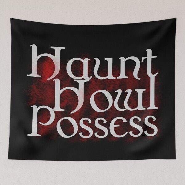 Item preview, Haunt Howl Possess designed and sold by LeatherRebel75.