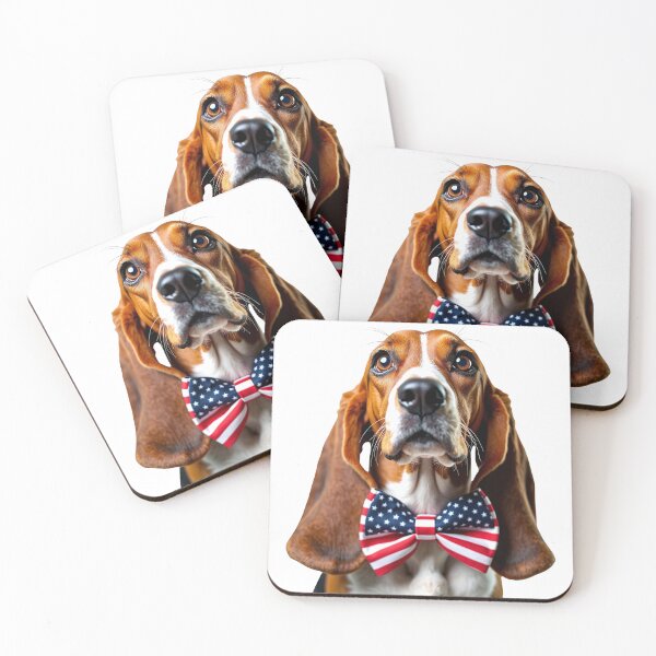Item preview, Funny cool Afghan Hound dog wearing a USA flag bow tie designed and sold by LazyOwlStore.