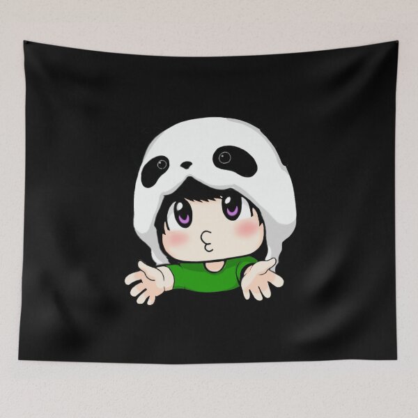 Item preview, Chibi Panda Hug v1 ✦ Black Bg ✦  designed and sold by Jerick Panda.