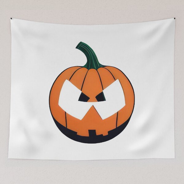Item preview, Angry Jack-o'-Lantern with Fierce Eyes Halloween Pumpkin Design designed and sold by Prime-Studio.