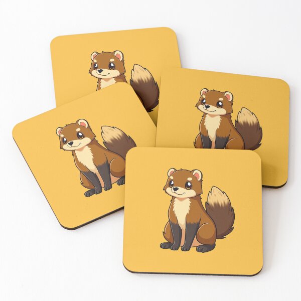 Item preview, Funny and Cute Anime Pine Marten designed and sold by ThreeftlyPicks.