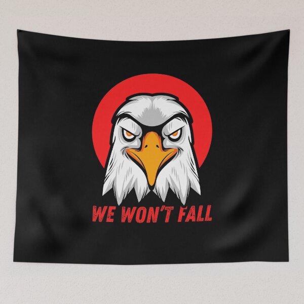 Item preview, Strength and Resilience with a Majestic Eagle: We Won't Fall Design designed and sold by Colorful-Garden.