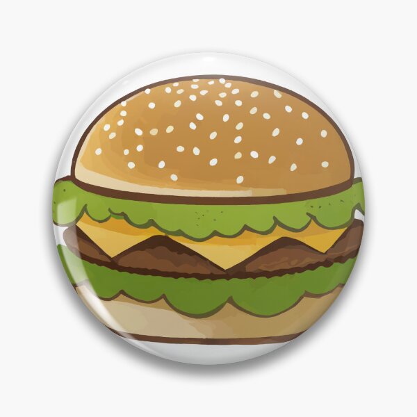 Item preview, Einfacher Burger im minimalistischen Stil designed and sold by BysonDesigns.