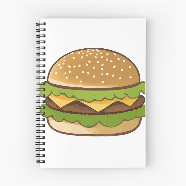 Item preview, Einfacher Burger im minimalistischen Stil designed and sold by BysonDesigns.