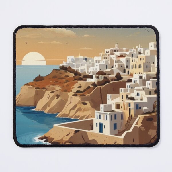Item preview, 111 Cyclades Islands, Greece Poster Design designed and sold by Alexis Art Collection.