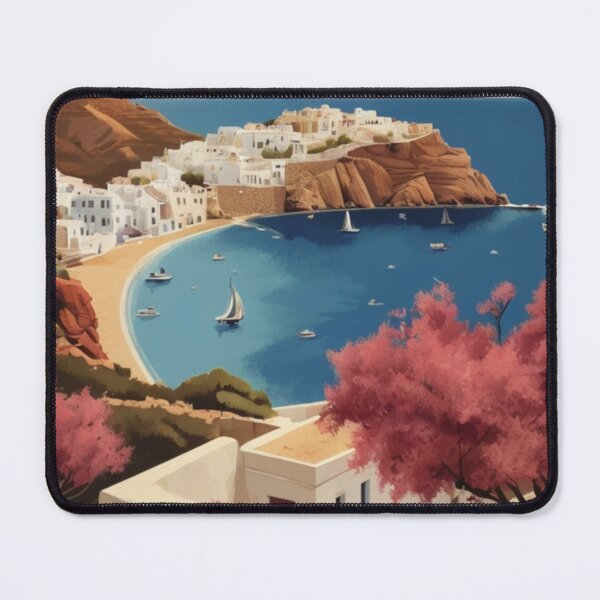 Item preview, 114 Cyclades Islands, Greece Poster Design designed and sold by Alexis Art Collection.