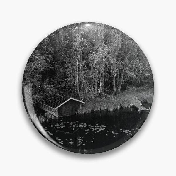 Item preview, End of the summer by the boathouse bw designed and sold by Jouko Lehto Photography.
