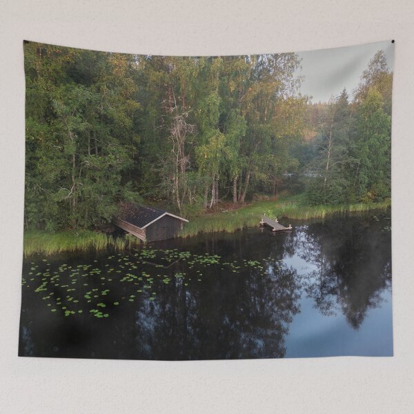 Item preview, End of the summer by the boathouse designed and sold by Jouko Lehto Photography.