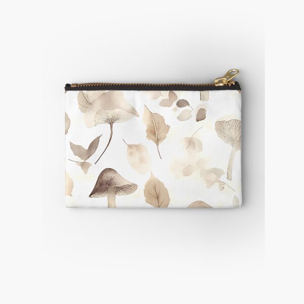 Item preview, AUTUMN LEAVES AND MUSHROOMS nice simple vintage autumn pattern art design designed and sold by Jt41.