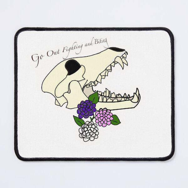 Item preview, Go Out Fighting and Biting designed and sold by StickersManias.