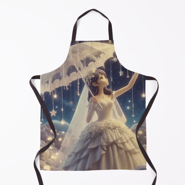 Item preview, Enchanting Starry Princess with Umbrella – Mystical Celestial Design" designed and sold by choder61.