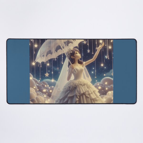 Item preview, Enchanting Starry Princess with Umbrella – Mystical Celestial Design" designed and sold by choder61.