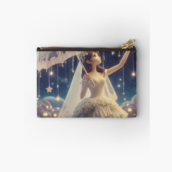 Item preview, Enchanting Starry Princess with Umbrella – Mystical Celestial Design" designed and sold by choder61.
