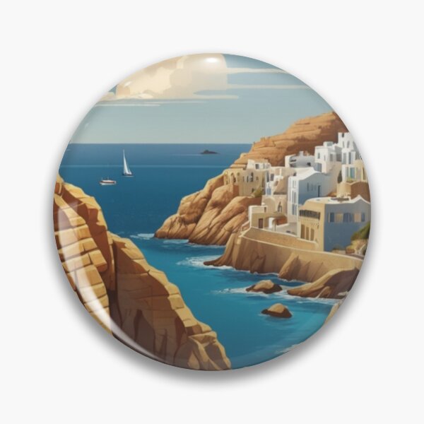 Item preview, 110 Cyclades Islands, Greece Poster Design designed and sold by Alexis Art Collection.
