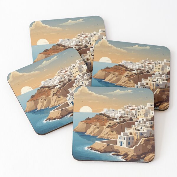 Item preview, 111 Cyclades Islands, Greece Poster Design designed and sold by Alexis Art Collection.
