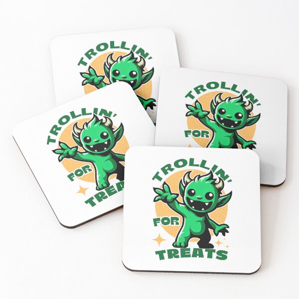 Item preview, Trollin' For Treats: A Goblin's Green Gleam designed and sold by SplashTastic.