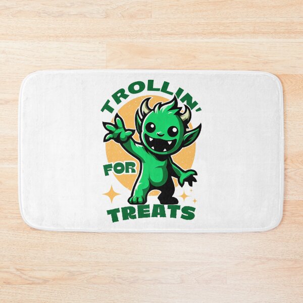Item preview, Trollin' For Treats: A Goblin's Green Gleam designed and sold by SplashTastic.