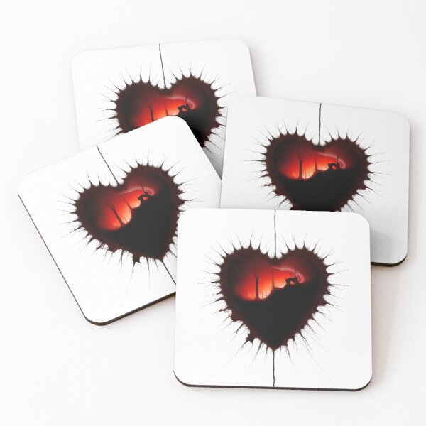 Item preview, Dark Heart with Fiery Red Glow and Mysterious Silhouette Art Design designed and sold by Prime-Studio.