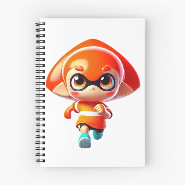 Item preview, Adorable Running Cartoon Squid Character designed and sold by Little Care Studio.