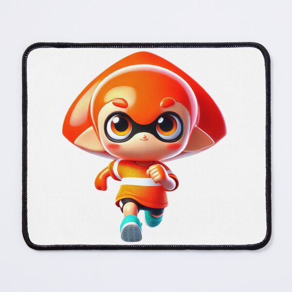Item preview, Adorable Running Cartoon Squid Character designed and sold by Little Care Studio.