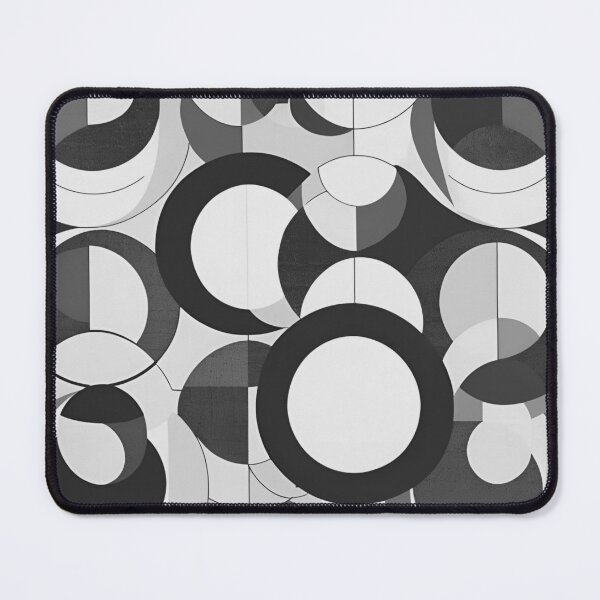 Item preview, Retro Black and White Abstract Bauhaus Design designed and sold by TribalioDesigns.