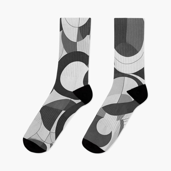 Item preview, Retro Black and White Abstract Bauhaus Design designed and sold by TribalioDesigns.
