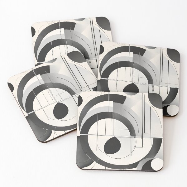 Item preview, Post Punk Abstract Bauhaus Retro Design designed and sold by TribalioDesigns.