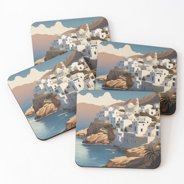 Item preview, 113 Cyclades Islands, Greece Poster Design designed and sold by Alexis Art Collection.