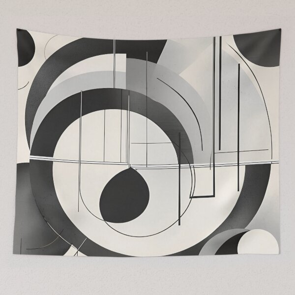Item preview, Post Punk Abstract Bauhaus Retro Design designed and sold by TribalioDesigns.