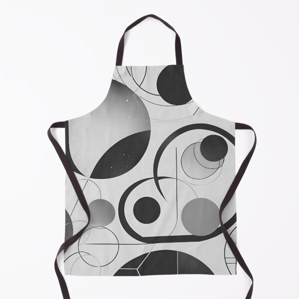 Item preview, Black and White Retro Bauhaus Abstract Design designed and sold by TribalioDesigns.