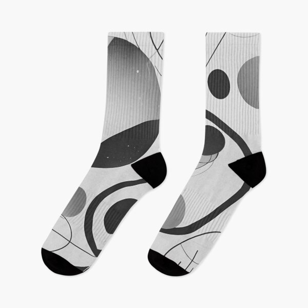 Item preview, Black and White Retro Bauhaus Abstract Design designed and sold by TribalioDesigns.