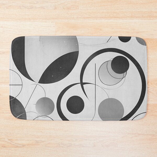 Item preview, Black and White Retro Bauhaus Abstract Design designed and sold by TribalioDesigns.