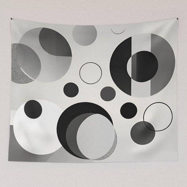 Item preview, Vintage Minimalist Abstract Bauhaus Design designed and sold by TribalioDesigns.