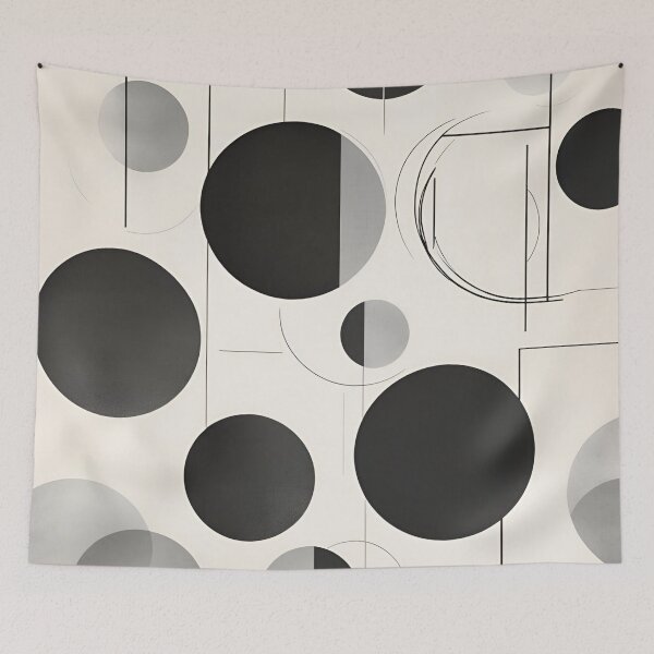 Item preview, Abstract Geometric Bauhaus Retro Design designed and sold by TribalioDesigns.