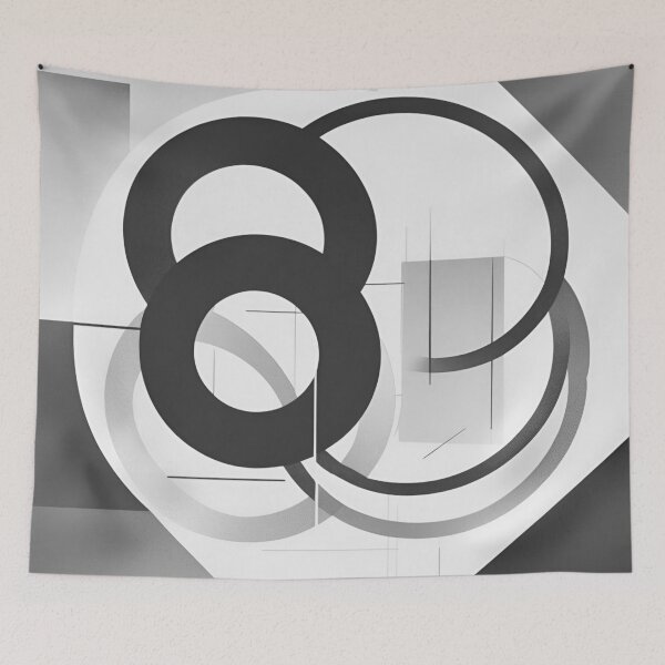 Item preview, Bauhaus Minimalist Retro Abstract Design designed and sold by TribalioDesigns.