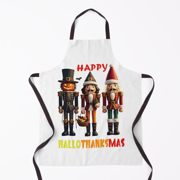 Item preview, Happy HalloThanksMas Nutcracker Trio Holiday Fun designed and sold by AxelBrook.