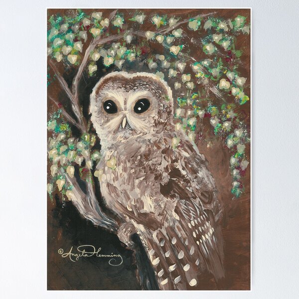 The Serious Owl Poster
