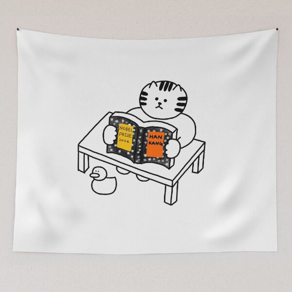 Item preview, a Cat and a Duck reading a book designed and sold by superbaechoo.
