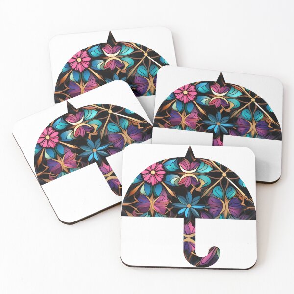 Item preview, Geometric Motif Love Friendship Connection Protection Umbrella designed and sold by G-M-Designs.