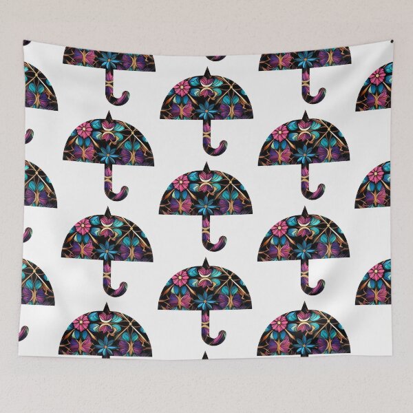 Item preview, Geometric Motif Love Friendship Connection Protection Umbrella designed and sold by G-M-Designs.