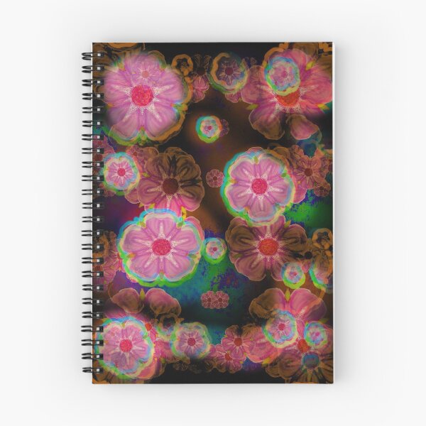 Item preview, complex floral rose pattern strange pink vintage modern mixed style designed and sold by M-Lorentsson.