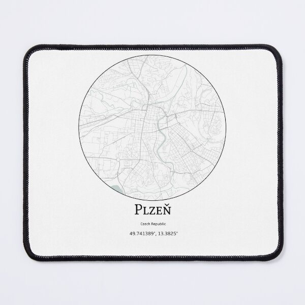 Item preview, Topography of Plzeň designed and sold by JohnnysHeath.
