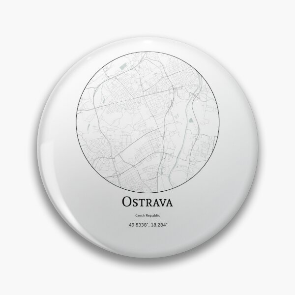 Item preview, Topography of Ostrava designed and sold by JohnnysHeath.