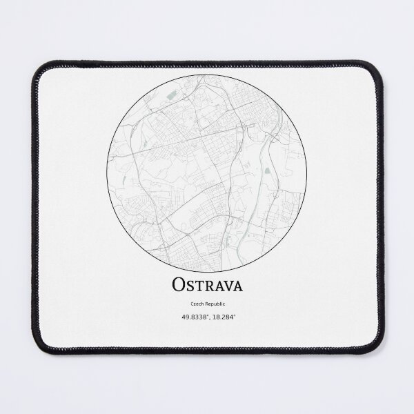 Item preview, Topography of Ostrava designed and sold by JohnnysHeath.